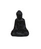 HOMEA Bouddha en céramique 17x13xH25 cm noir