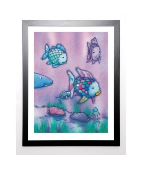 PFISTER Image encadrée The Rainbow Fish II 67x87 cm Violet