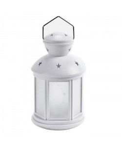 Lanterne lumineux blanc 21,3cm  Ř12,1cm