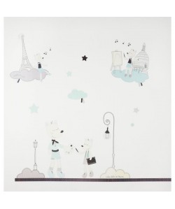 SAUTHON BABY DECO Stickers muraux Lulu Chéri