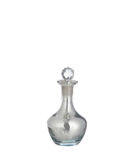 Carafe en verre 10x10x18 cm Effet miroir