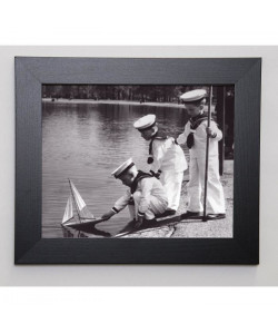 PHOTOGRAPHIE COLLECTION Image encadrée L\'appareillage 31x37 cm Gris