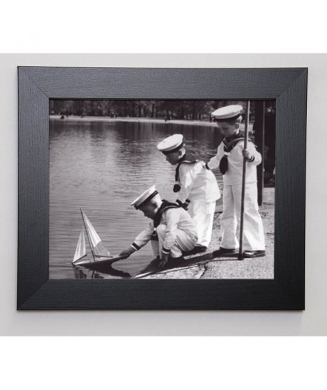 PHOTOGRAPHIE COLLECTION Image encadrée L\'appareillage 31x37 cm Gris