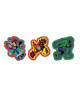 MARVEL COMICS Lot de 3 stickers en mousse 30x30 cm