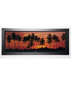 PHOTOGRAPHY COLLECTION Image encadrée Island in the Sun 40x102 cm Orange