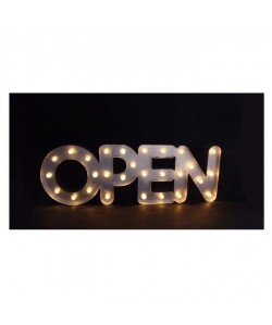 Mot \"open\" lumineux LED 0,06 W 69x5 cm noir