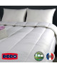 DODO Lot de 2 oreillers LEO 45x70 cm blanc