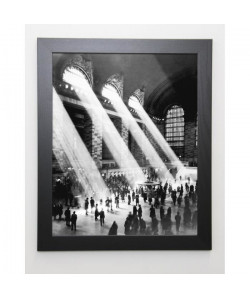 PHOTOGRAPHY COLLECTION Image encadrée Grand Central Station  47x57 cm  Gris