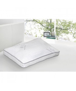DORMIPUR Oreiller mousse a mémoire de forme Carat Luxe confort soft 40x60 cm blanc