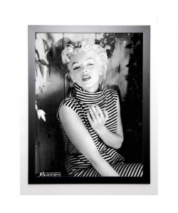 PHOTOGRAPHY COLLECTION Image encadrée Marilyn Monroe 67x87 cm Noir