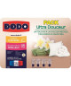 DODO Pack ULTRA DOUCEUR : 1 couette 240x260 cm  2 oreillers 60x60 cm blanc