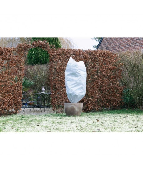NATURE Housse d\'hivernage 50 g/m˛  Ř50 cm x 1 m  Blanc