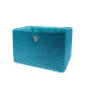 FRANDIS Panier de rangement 33x26x23 cm Bleu