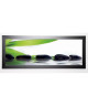 PHOTOGRAPHY COLLECTION Image encadrée Spa massages stones 40x102 cm Vert