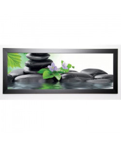 PHOTOGRAPHY COLLECTION Image encadrée Spa Concept 2 40x102 cm Vert