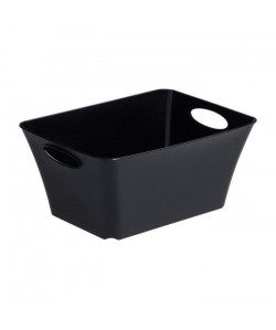 SUNDIS Corbeille panier Living Box XS 5L 29,5x21,6x13,5 cm noir