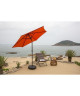 FINLANDEK Parasol droit inclinable 2,5m  Orange