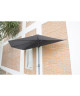Parasol de balcon en métal  Gris