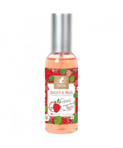LE CHAT Parfum d\'ambiance Cueillette de fraises  Spray 100 ml  Parfum : fraise  Couleur : rouge