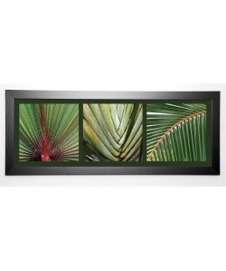 PINSARD LAURENT Image encadrée Palmiers 40x102 cm Vert