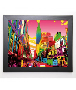 POTRON GÉRALDINE Image encadrée Empire State Building  47x57 cm  Multicolore