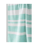 FINLANDEK Set de 2 Draps de douche KYLPY 70x140 cm rayures vert menthe et blanc