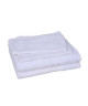 JULES CLARYSSE Lot de 2 serviettes  2 gants de toilette Élégance  Blanc