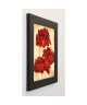 RABBETT Image encadrée Three Poppies I 37x37 cm Rouge