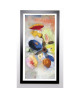 REDON Image encadrée Fleurs 57x107 cm Multicolore