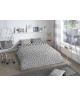 GOOD MORNING Parure de couette FRITS 100% coton  1 housse de couette 220x240 cm et 2 taies d\'oreiller 60x70 cm  Gris