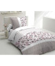 LOVELY HOME Parure de couette 100% coton MUSTANG  1 Housse de couette 140x200 cm  1 Taie d\'Oreiller 65x65 cm  Rose