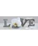 Affiche papier   Love Grey    Chatelain    33x95 cm