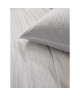 TODAY Parure de couette Microfibre EMBOSS ZIG ZAG  1 Housse de couette 220x240 cm  2 Taies d\'Oreillers 63x63 cm