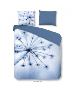 GOOD MORNING Parure de couette ICE 100% coton  1 Housse de couette 200x200 cm  2 Taies d\'Oreillers  Bleu glacier