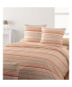 SANTENS Parure de Couette 100% coton ENDLESS  1 Housse de couette 240x260 cm  2 taies 63x63 cm  Orange