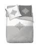 FINLANDEK Parure de couette 100% Coton ORNIA  1 Housse de couette 200x200 cm  2 Taies d\'Oreillers 63x63 cm