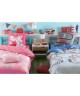 FINLANDEK Parure de couette 100% Coton CIRCUIT  1 Housse de couette 140x200 cm  1 Taie d\'Oreiller 63x63 cm