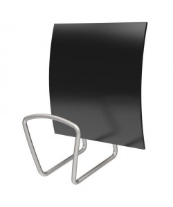 ALBA Patere magnétique carrée  Noir  13,7 cm
