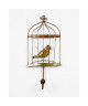 Patere Cage A Oiseaux  Métal  L 14,60 x P 6,98 x H 32,38 cm