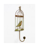 Patere Cage A Oiseaux  Métal  L 14,60 x P 6,98 x H 32,38 cm