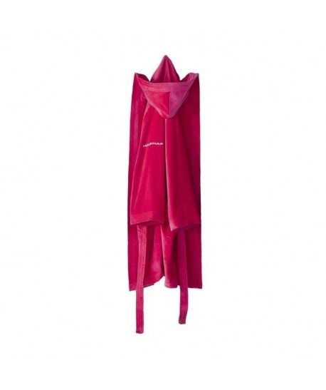 NAF NAF Peignoir avec capuche en velours 100% coton  Taille XL  Rose fuchsia
