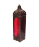Lanterne marocaine  39 x 10 x 10 cm  Métal et verre