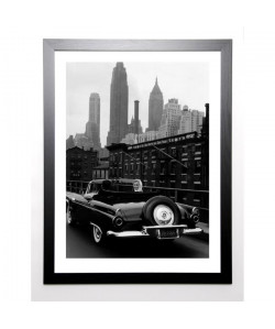 SHAW Image encadrée Marilyn in New York City 67x87 cm Noir