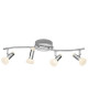 BRILLIANT Plafonnier led 4 lumieres Beauty  Chrome