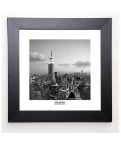 SILBERMAN Image encadrée Empire State Building 37x37 cm Gris