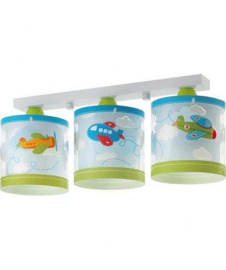 Lampe plafonnier enfant Baby planes  Vert