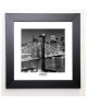 SILBERMAN Image encadrée Brooklyn Bridge 37x37 cm Noir