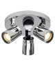 BRILLIANT Plafonnier rond LED 3 lumieres Kimber  Chrome