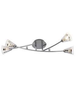 Plafonnier a 4 lumieres Eode G9 32W chrome