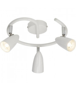 BRILLIANT Plafonnier spirale 3 lumieres Nano  Blanc